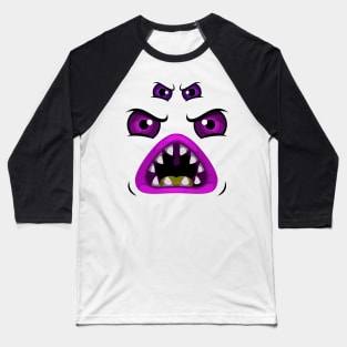 4 eyed monster face Baseball T-Shirt